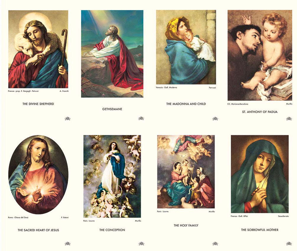 Milano 8-up Prayer Cards