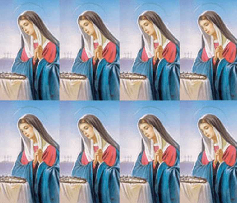 Our Lady of Sorrow 8-up Prayer Cards
