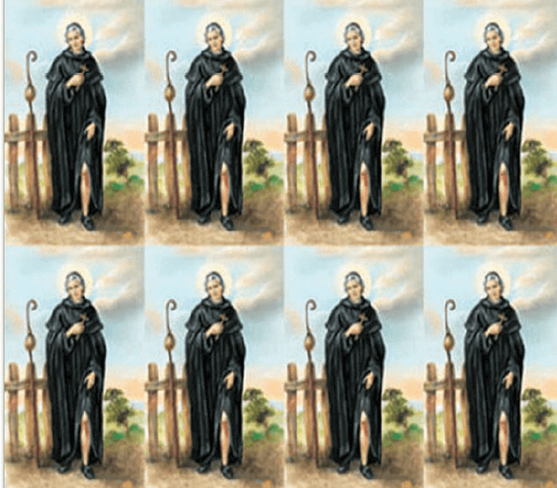 Saint Peregrine 8-up Prayer Cards