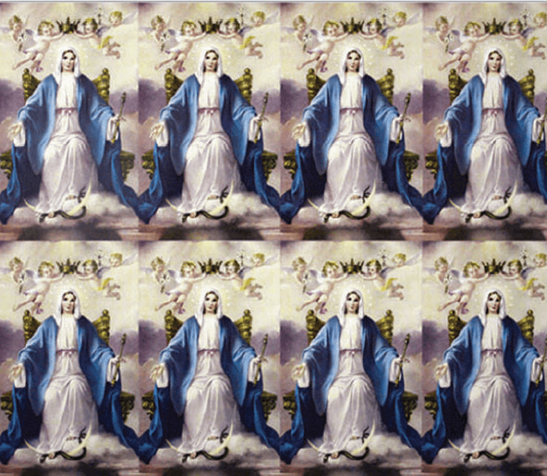 Our Lady of Regina 8-up Prayer Cards