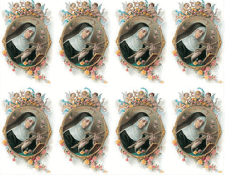 Saint Rita 8-up Prayer Cards