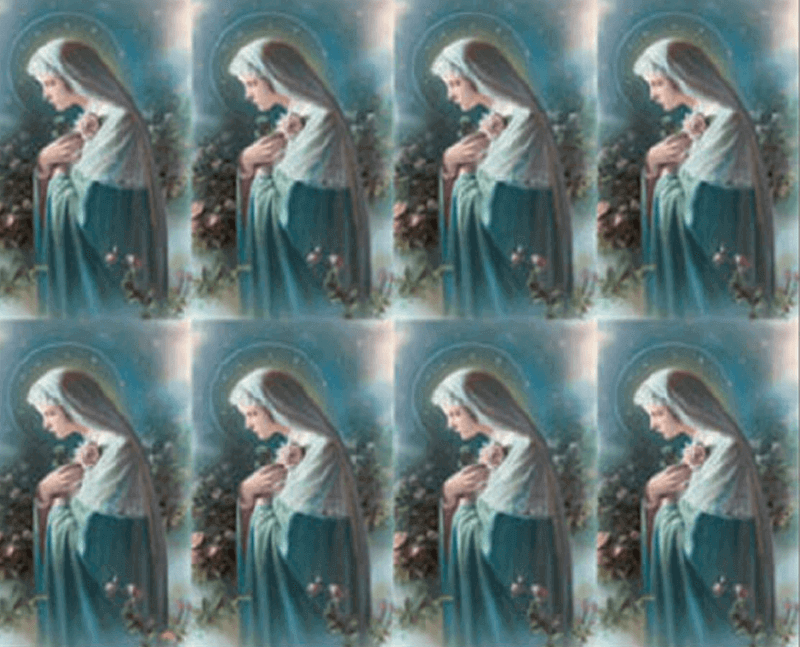 Mystical Rose 8-up Prayer Cards