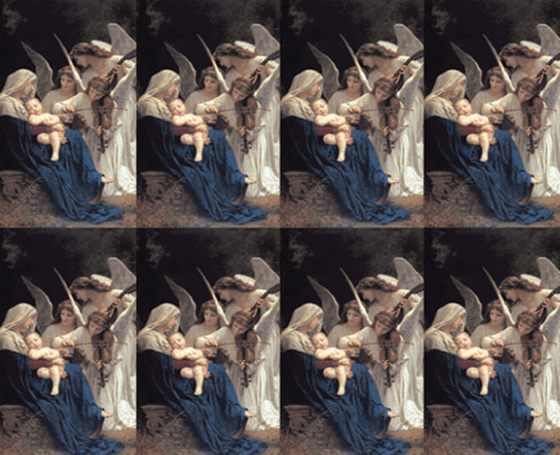 Song of the Angels 8-up Prayer Cards