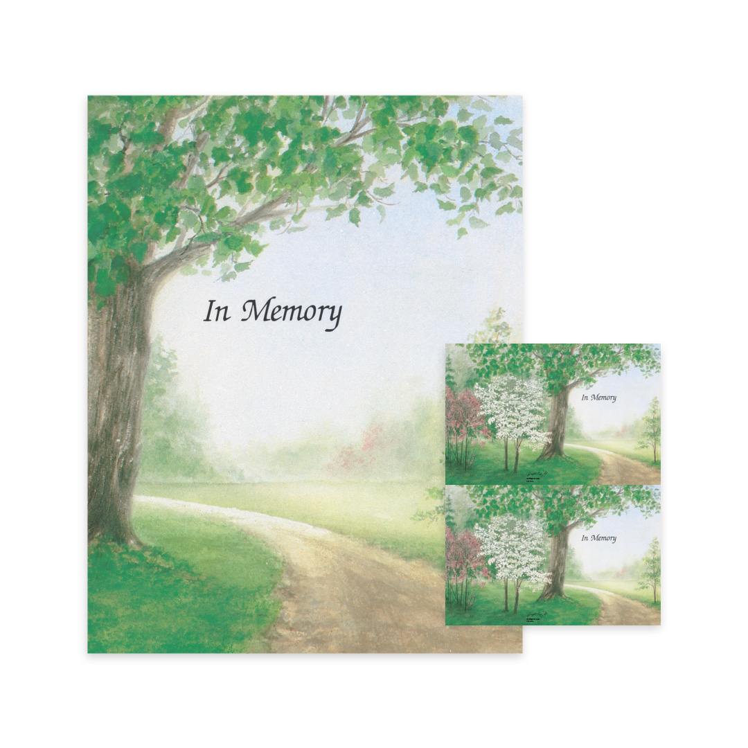 Tree Path - He Delights In Me Memorial Folders