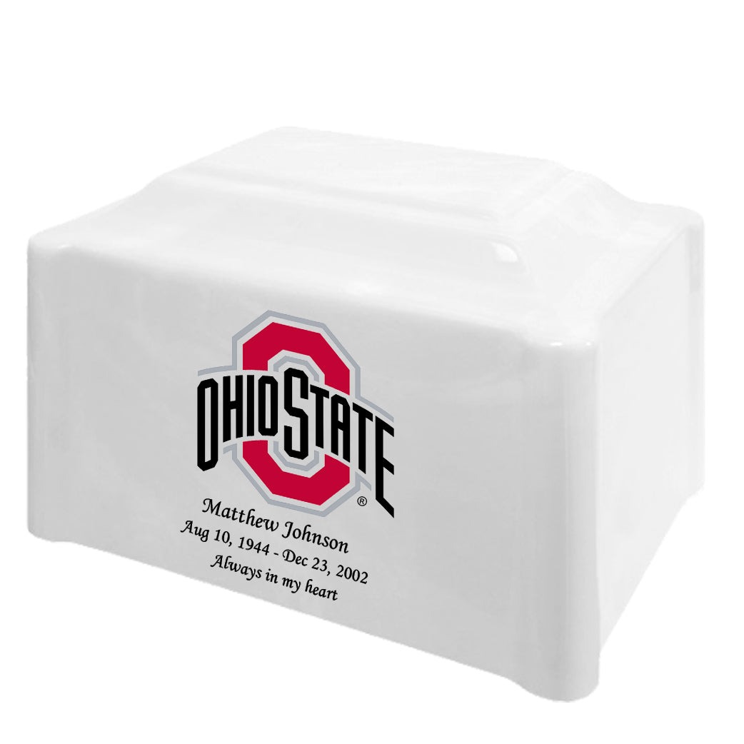College Sports Team Cultured Marble Urn