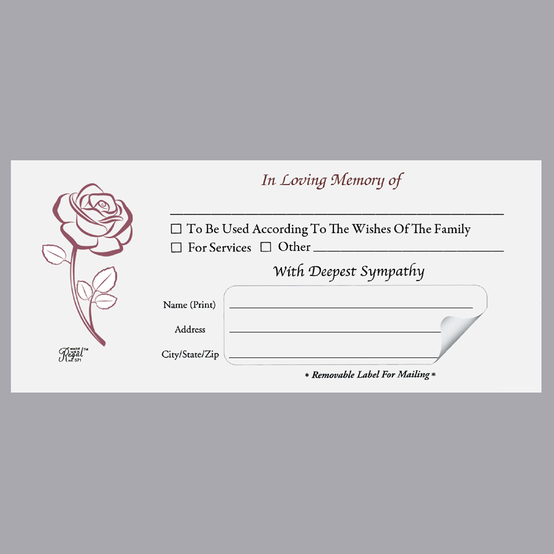 EZ Memorial Offering Envelope