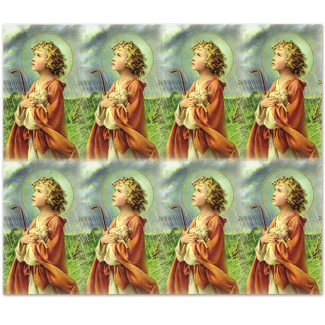 M-101-26, The Christ Child 8-up Prayer Cards