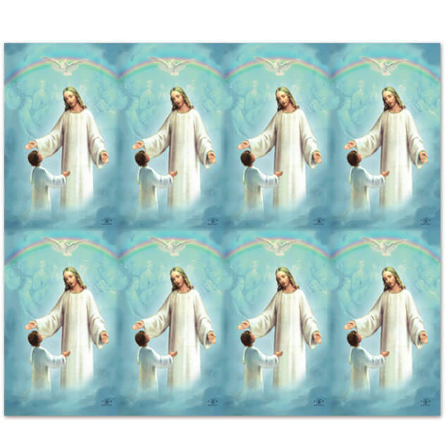 M-CHILD-C - Child with Jesus 8-up Prayer Cards