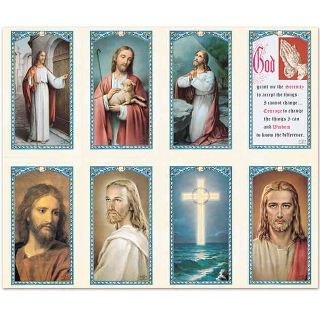 Our Lord Series Assorted 8-up Prayer Cards