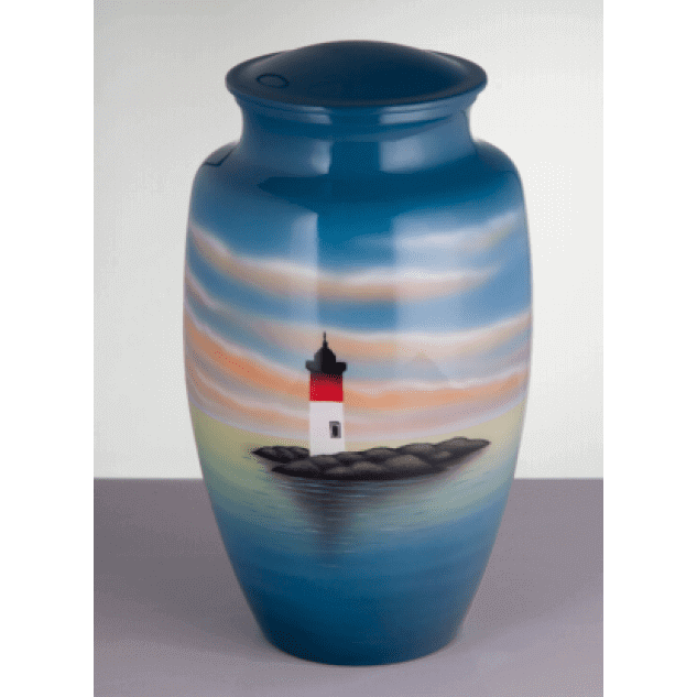 Hand Painted Scenery: Lighthouse