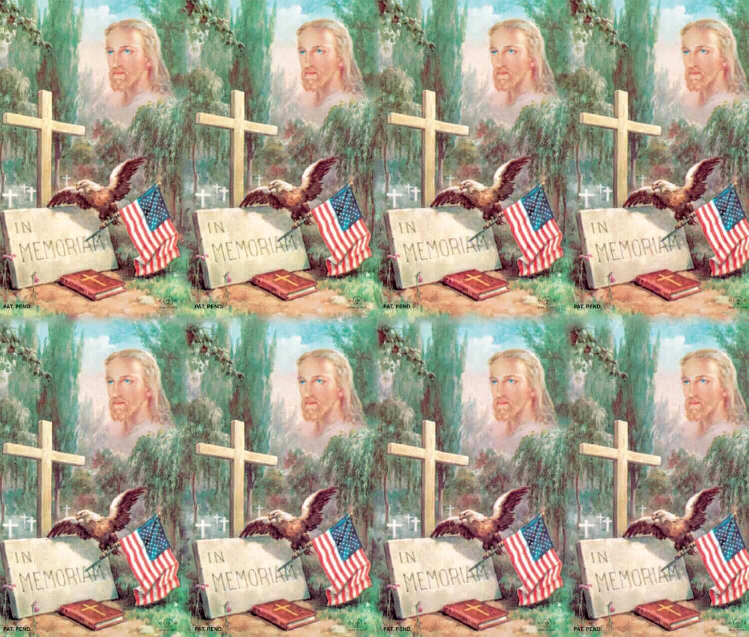 M-100-263 Weeping Willow 8-up Prayer Cards