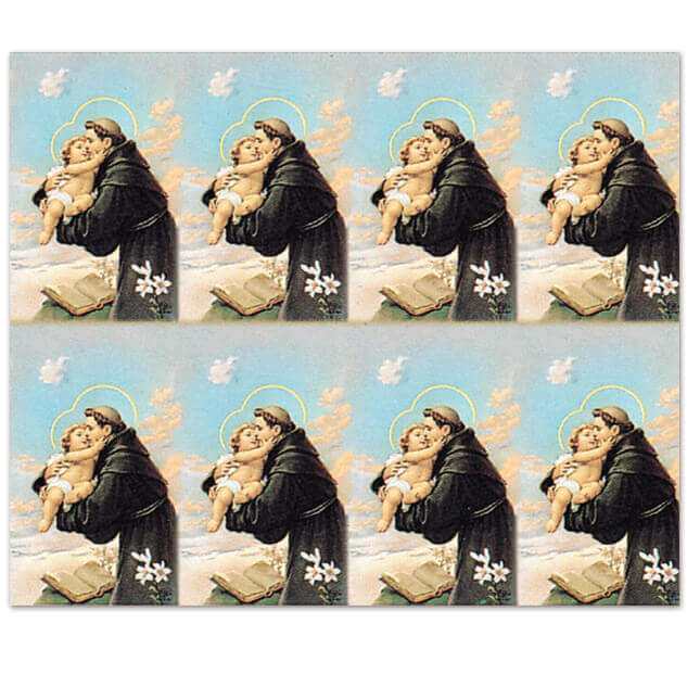 St. Anthony 8-up Prayer Cards