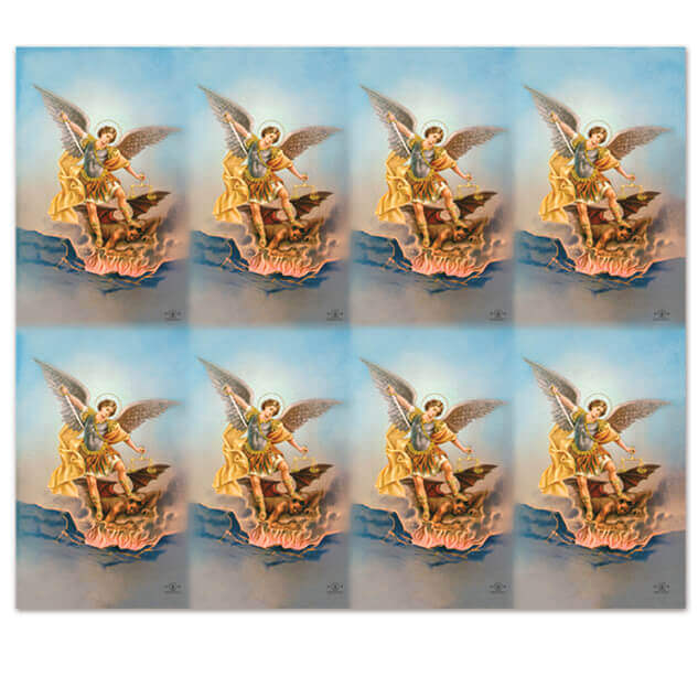 St. Michael 8-up Prayer Cards