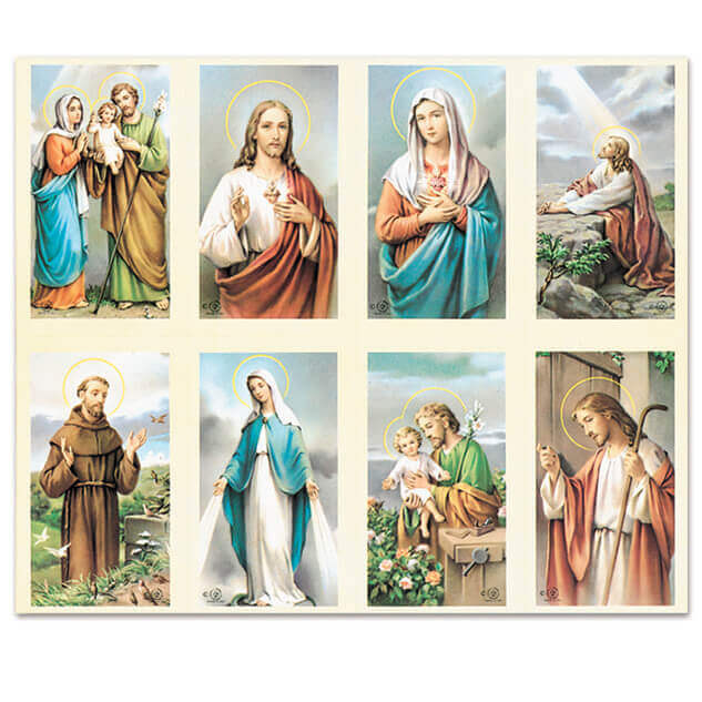 M-Alpha - Assorted Subjects - Alpha Series 8-up Prayer Cards