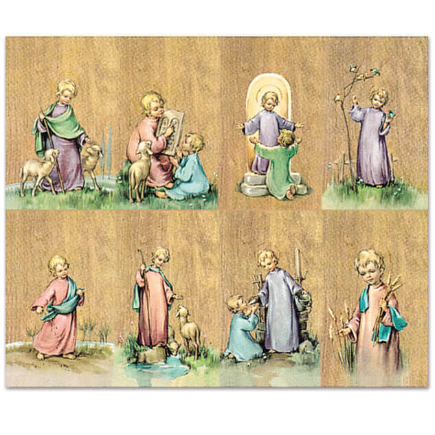 Pine Series 8-up Prayer Cards
