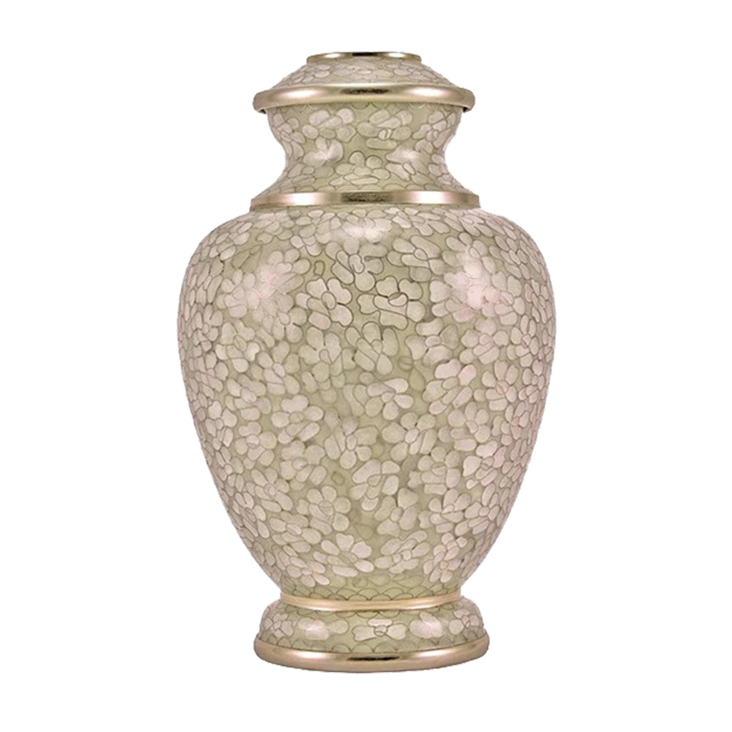 Opal Cloisonne Urn