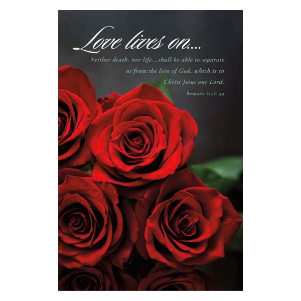 Funeral Bulletins - Love Lives On